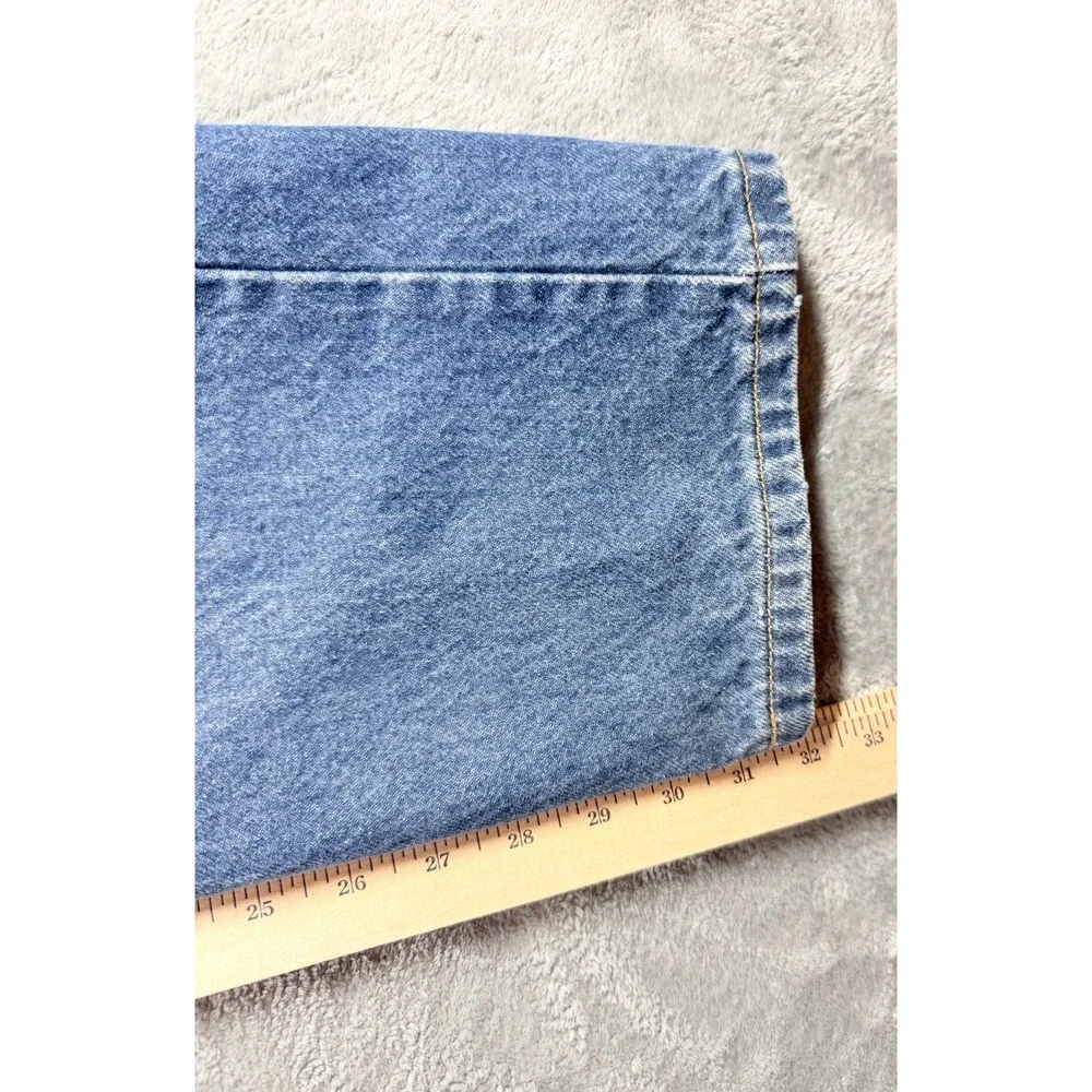 Vtg Levis 505 Regular Fit Jeans Mens 34x32 Canada Red Tab Denim